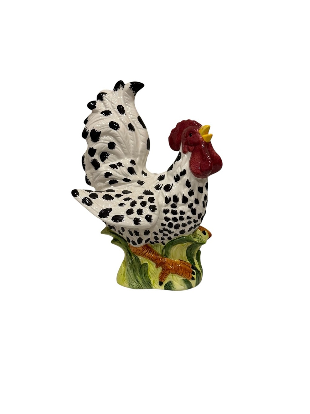 Young’s Exclusive 1999 Black & White Rooster Vintage 12.5”H
